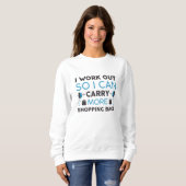 Laden von Einkaufstaschen Sweatshirt (Vorne ganz)