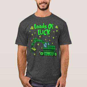 Läden von Luck Funny Truck Kleeblatt Saint Patrick T-Shirt