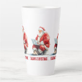 Laden Weihnachten Weihnachtsdesign Milchtasse (Vorderseite)