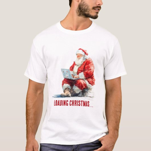 Laden Weihnachten Weihnachtsdesign T-Shirt (Vorderseite)