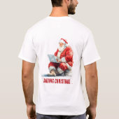 Laden Weihnachten Weihnachtsdesign T-Shirt (Rückseite)