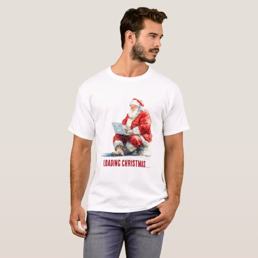 Laden Weihnachten Weihnachtsdesign T-Shirt (Vorne ganz)