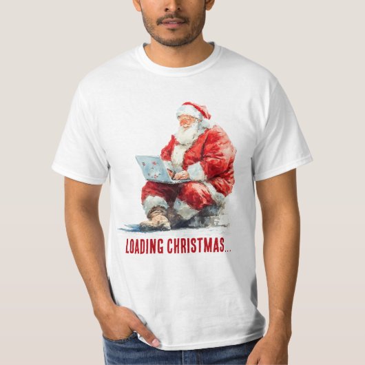 Laden Weihnachten Weihnachtsdesign T-Shirt (Vorderseite)