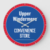 Ladenbesitzer-Uhr Große Wanduhr (Vorderseite)