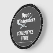 Ladenbesitzer-Uhr Große Wanduhr (Winkel)