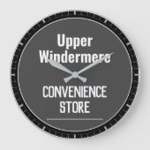 Ladenbesitzer-Uhr Große Wanduhr (Vorderseite)