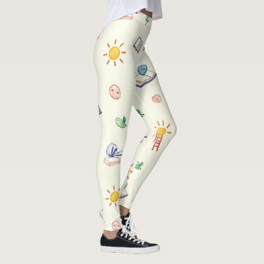 Ladenbuch Nahtloses Muster Leggings (Rechts)