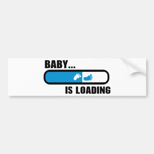 Ladende Füße des Babys Autoaufkleber (Vorne)