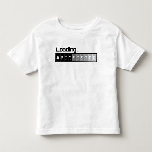 Ladende große Schwester Kleinkind T-shirt (Vorderseite)