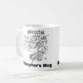 Ladendetektive Einkaufswagen Laden Sicherheit Kaffeetasse (Vorderseite Links)