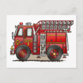 Ladenfeuer-Postkarte Postkarte (Vorderseite)