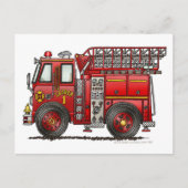 Ladenfeuerwehrmann Postkarte (Vorderseite)