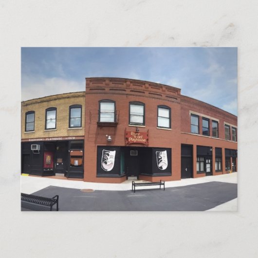 Ladenfront auf Postkarte (Vorderseite)