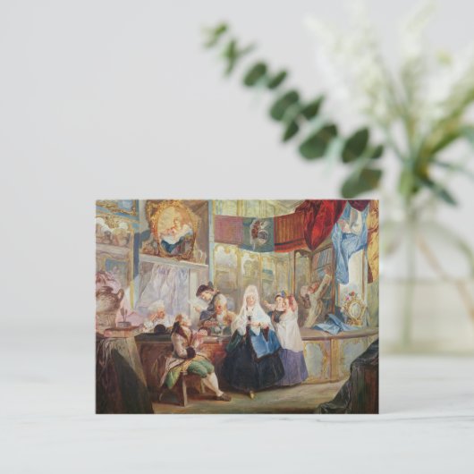 Ladeninnere Postkarte (Stehend Vorderseite)