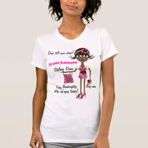 Ladentherapie Frauen zerstörter T - Shirt