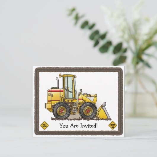 Lader scherzt Party Einladung (Stehend Vorderseite)