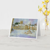 Laderaum auf dem Wold im Schnee Karte (Gelbe Blume)