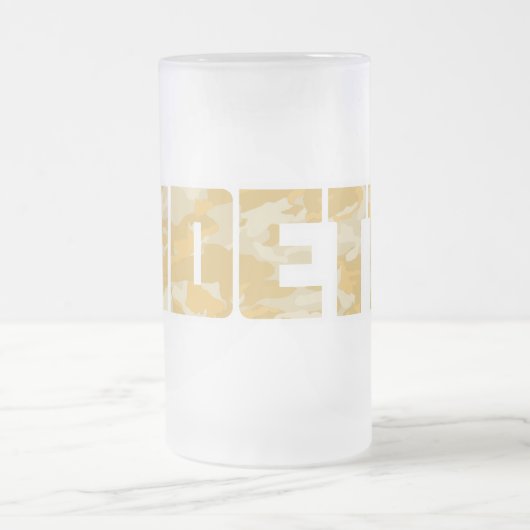 "Ladette" Armee Wüste Sturm Text Bierbrauerei Tass Mattglas Bierglas (Mittel)