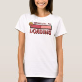 Ladevorgang… Sarkasmus-Level: 75 % T-Shirt (Vorderseite)