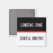 Ladezone Geschirrspülmagazin Magnet (Vorderseite/Rückseite)