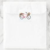 **LADIE'S BICYCLE" QUADRATISCHER AUFKLEBER (Tasche)