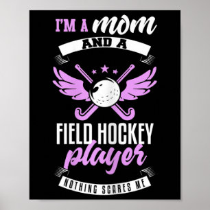 Ladies Feldhockey-Shirt Lustige Mutter Feldhockey- Poster