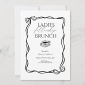 Ladies Fellowship Brunch Church Event Einladung (Vorderseite)