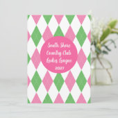 Ladies Golf League Invitation Einladung (Stehend Vorderseite)