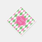 Ladies Golf League Party Napkins Serviette (Ecke)