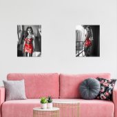 Ladies in Red - Print Set (Wohnzimmer)