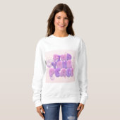 Ladies Long-Sleeve Top Find Your Peace - Cozy Pink (Vorne ganz)