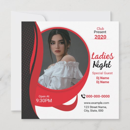 Ladies Night Club Flyer Template (Vorderseite)