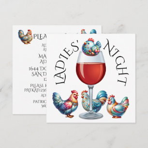 LADIES' NIGHT usw. Einladung
