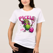 Ladies' Pickle Ballin' Tri-Blend Shirt (Vorderseite)