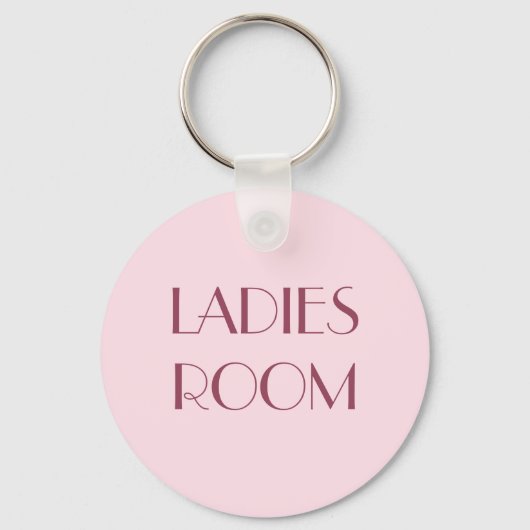 Ladies restroom keyring schlüsselanhänger (Vorderseite)