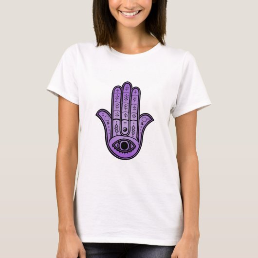 Ladies tee-shirt with Hand of Fatima design T-Shirt (Vorderseite)