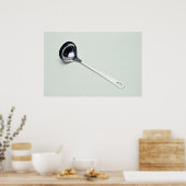Ladle zum Servieren von Suppe Poster (Küche)