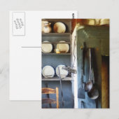 Ladles and Spatula in Kitchen Postkarte (Vorne/Hinten)