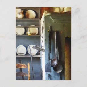 Ladles and Spatula in Kitchen Postkarte