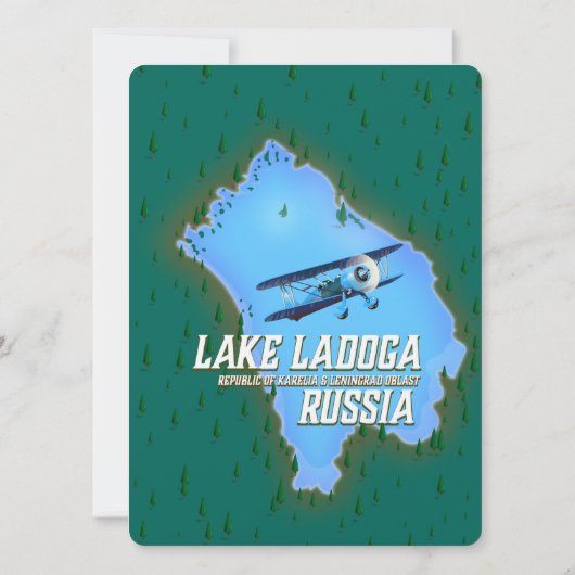Ladoga - Russisches Reiseplakat (Rückseite)