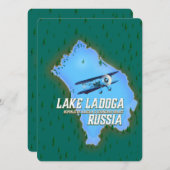 Ladoga - Russisches Reiseplakat (Vorne/Hinten)