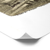 Ladonia, TX Panorama Karte - 1891 Poster (Ecke)