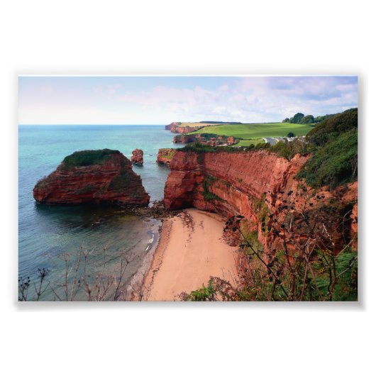 Ladram Bay Jurassic Coast Devon England Fotodruck (Vorne)