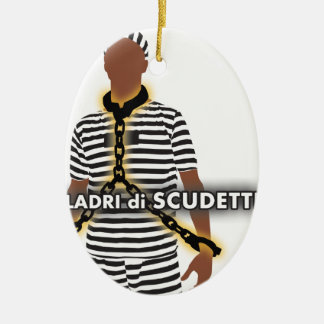 ladri di scudetti keramik ornament