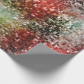 Ladrilho vermelho manchado com tinta spray geschenkpapier (Ecke)