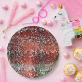 Ladrilho vermelho manchado com tinta spray pappteller (Party)