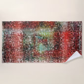 Ladrilho vermelho manchado com tinta spray strandtuch (Vorderseite)