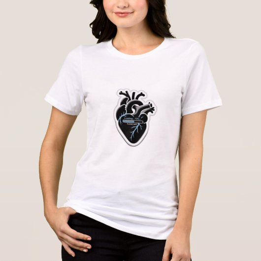 Lädt... Emotionen Tri-Blend Shirt (Vorderseite)