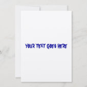 lädt mit Grabsteinart ein Einladung (Rückseite)