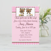 Lädt personalisierte Babydusche der Einladung (Stehend Vorderseite)